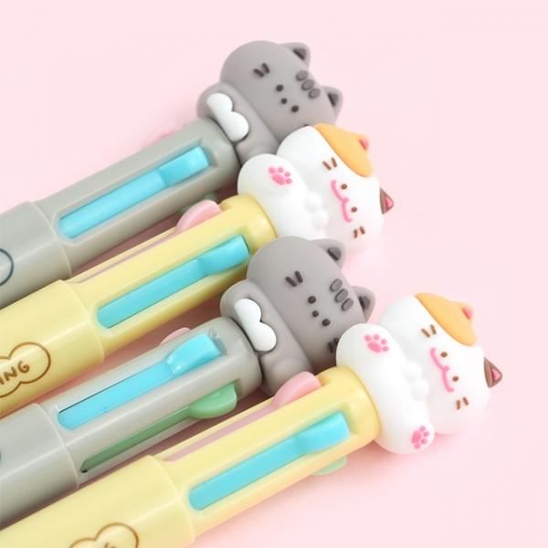 냥냥 4색볼펜 (20개 1세트)