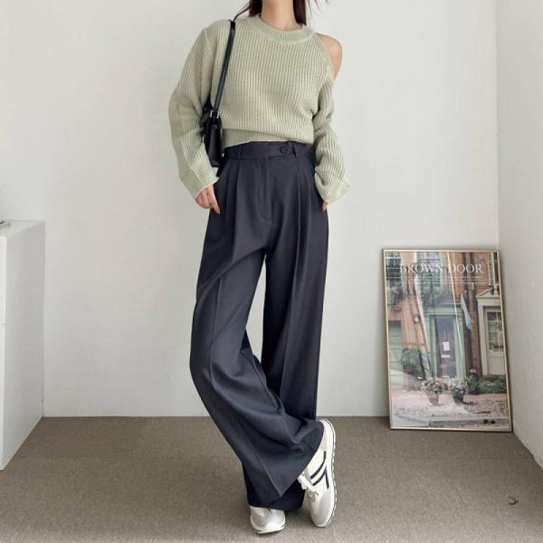 엘리시안 슬랙스바지 슬랙스 여성바지 와이드팬츠 롱와이드팬츠 캐쥬얼정장 여자바지 와이드바지