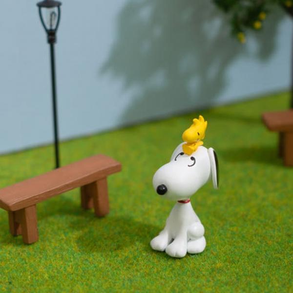 스누피 모니터 피규어 _ 스누피 우드스탁