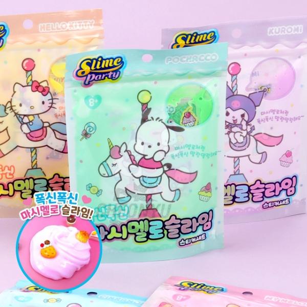 폭신폭신 마시멜로 슬라임 스티커세트 (랜덤발송)