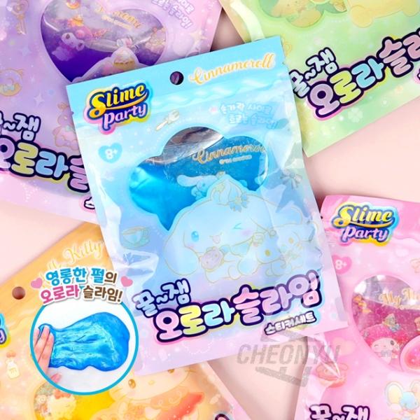 꿀잼 오로라 슬라임 스티커세트 (랜덤발송)