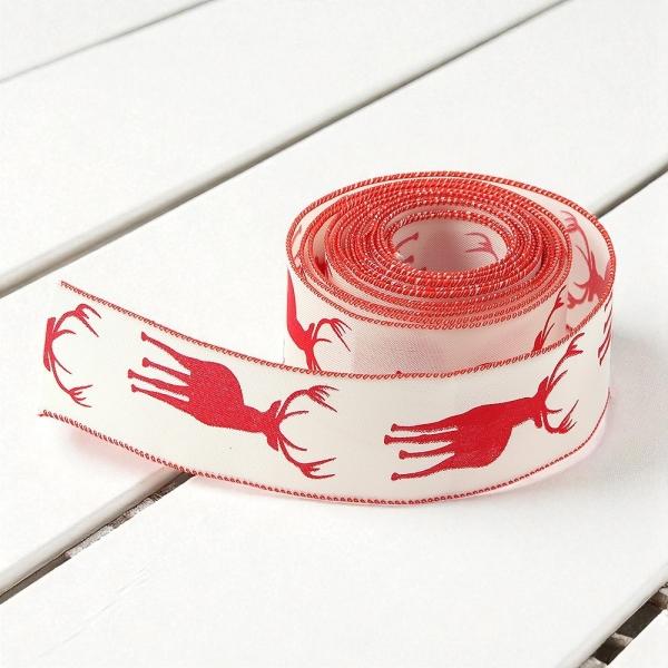 디어스토리 화이트 크리스마스 리본 4.7m