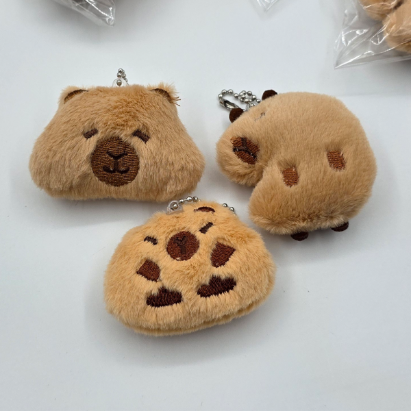 1500 카피바라 큐티 봉제 키링 (랜덤발송)