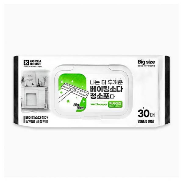 나는 더 두꺼운 베이킹소다 청소포다 캡 30매 대형