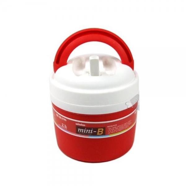 레저 야외 휴대용 보온보냉통 2.3L 휴대용포트 보온병