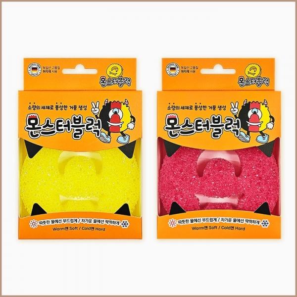 몬스터블럭 수세미  (랜덤발송)