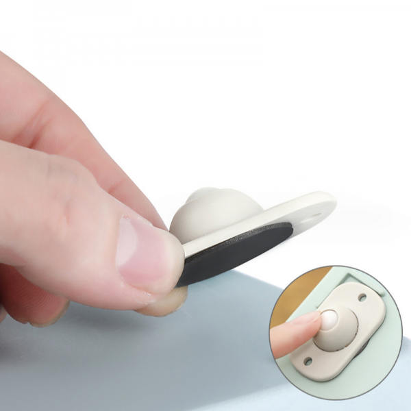 무타공 플라스틱  이동 바퀴 스티커 4P