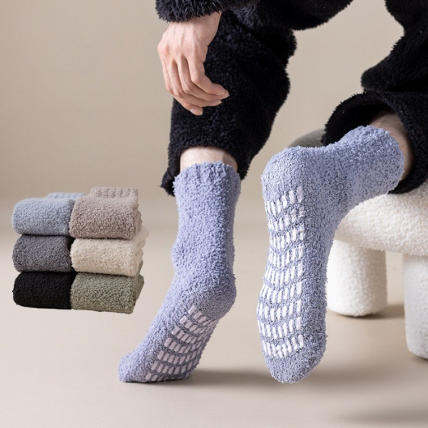 겨울 임산부 미끄럼방지 극세사 논슬립 수면양말