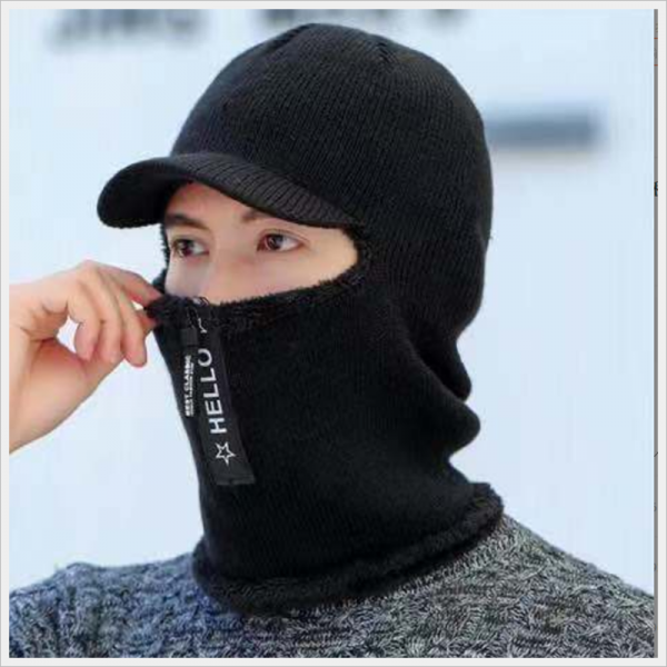 겨울 오토바이 자전거 니트 두꺼운 방한용 바라클라바