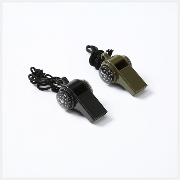 호신용 비상용 예비용 등산용 휘슬 나침반 호각