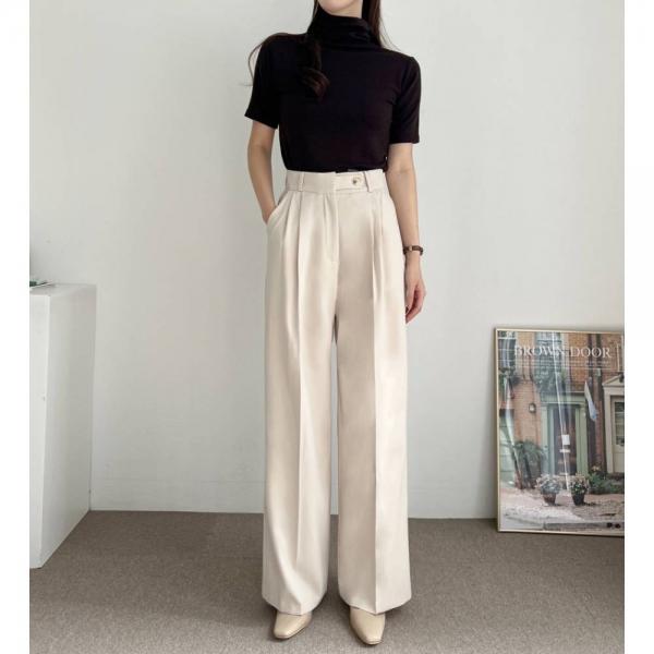 엘리시안 슬랙스 와이드바지 여성바지 와이드팬츠 롱와이드팬츠 캐쥬얼정장 여자바지 슬랙스바지