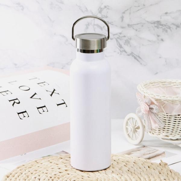 투데이 이중스텐 보온병 1L 화이트