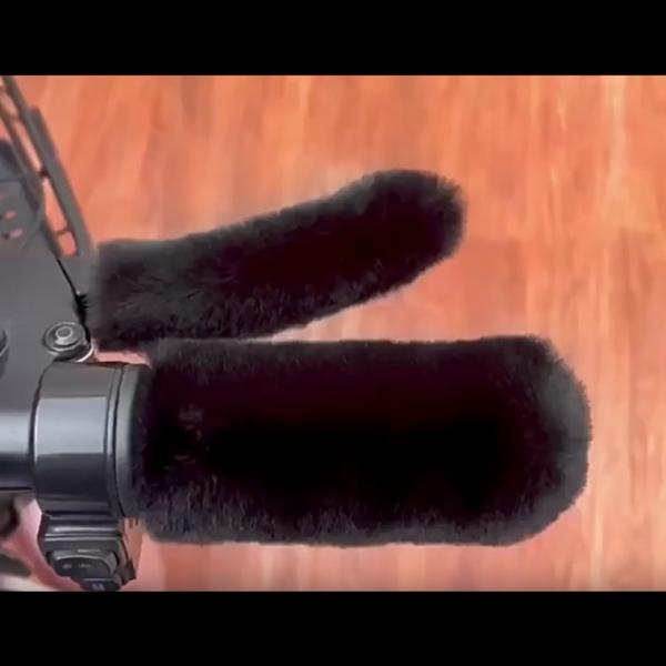 오토바이핸들털그립 바이크 핸들커버 보온커버 핸들