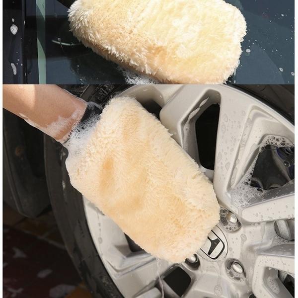 좋은 품질 손 세차타올 글로브타올 장갑형 자동차먼지용품 한쌍