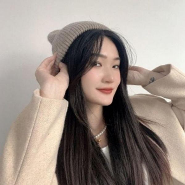 브랜뉴 니트 비니(브라운) 겨울 모자 패션