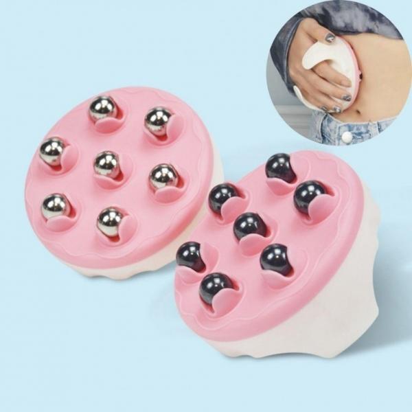 6도 회전 자석 셀프 마사지볼 림프 룰러 지압볼 롤링 장갑 근육맛 도구 회전볼 롤링볼