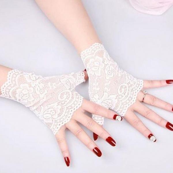 여성 운전 햇빛 차단 손등 예쁜 팔토시 여성팔 손토시 손목 반장갑 운전팔 레이스