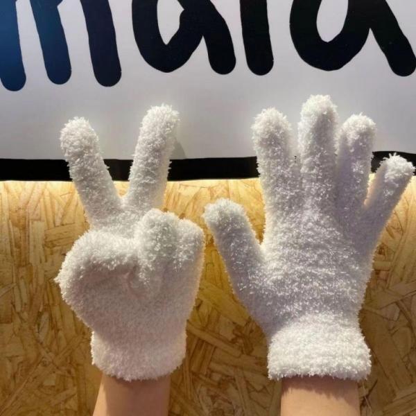 극세사 청소 장갑 2P 설거지 걸레 주방 마이크로 화이버 닦는 세척 손목밴딩