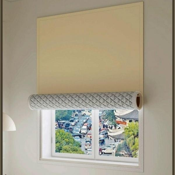 찍찍이 방음 방한 암막 커튼 바람막이 120x 150cm 암막컨튼 붙이는 창문 가리개