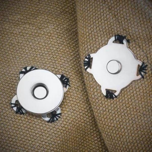 똑딱이 자석 단추 20p 가방 부자재 14mm 메탈 사방 패딩 수선 수천 패치 핀자석