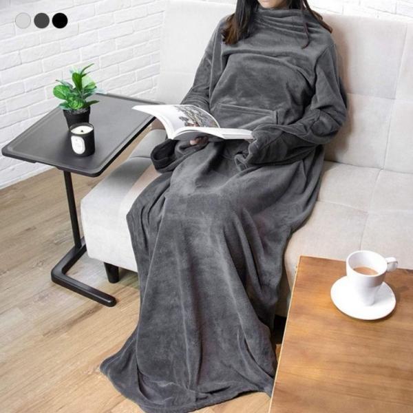 극세사 소매 담요 쇼파 블랭킷 휴대용 두꺼운 소파 집순이 집콕 밍크입는 따뜻한 이블