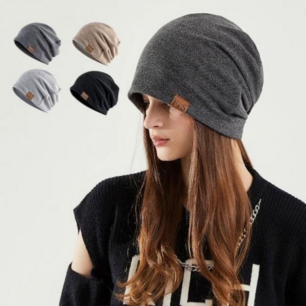 남여 공용 방한 비니 모자 와치캡 스포츠 등산 사계절 두건 실내 수면 중년 여성 남성