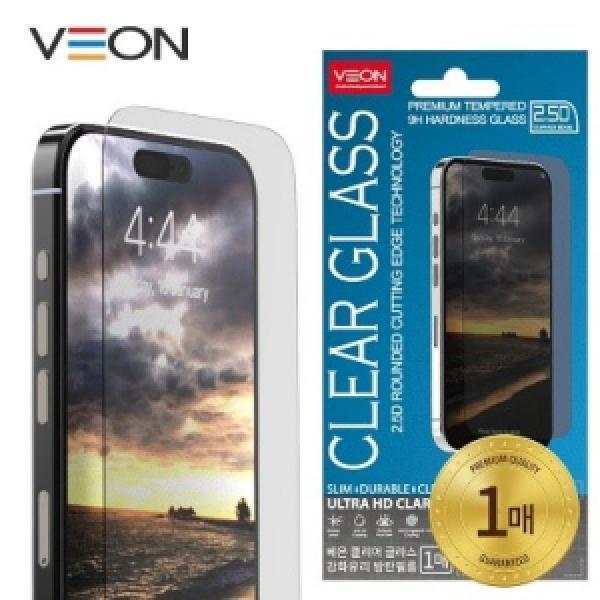 [VEON]17/17프로(iPhone17/17pro) 베온 클리어 9H 강화유리 필름 1매