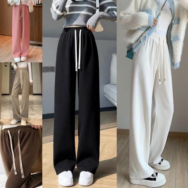 TF코듀로이밴딩팬츠안감기모 여자바지 기모바지 겨울