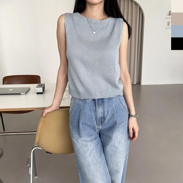 2L-PPT 1051 여자 코인 민소매여름니트나시