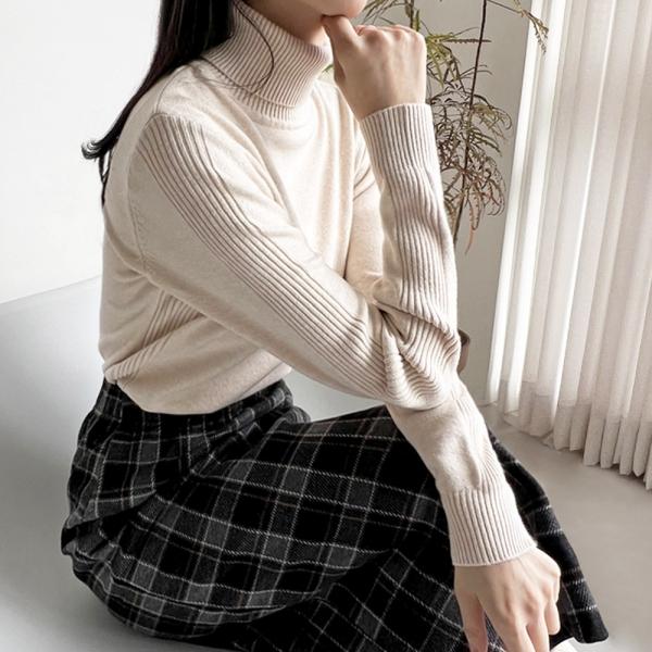 KSS WF3005 여자데일리 부드러운 목폴라니트