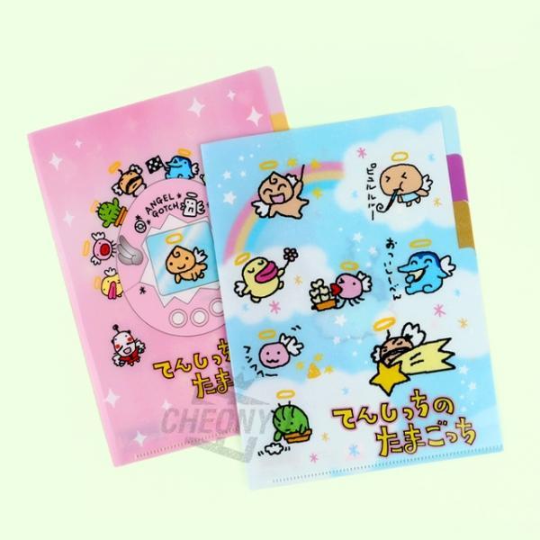 천사 다마고치 3포켓 A5 클리어 파일