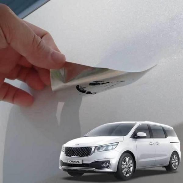 올뉴 카니발 페인트 SWP 스티커 스노우 화이트펄