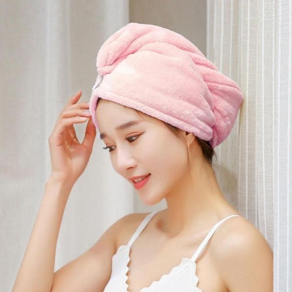 극세사 긴머리 헤어 타올 말리는 수건 머릿수건