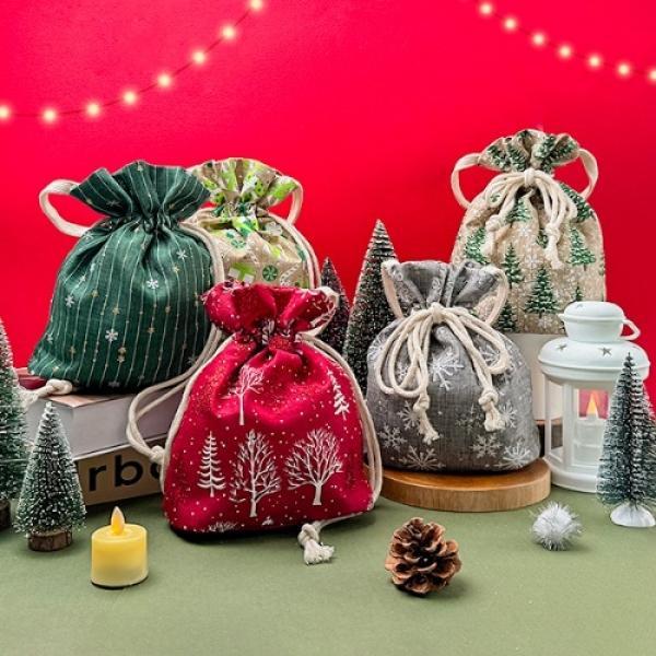 [겨울잡화] 메리 윈터 더스트백 파우치 (5종 택 1) | 토단몰(도매)