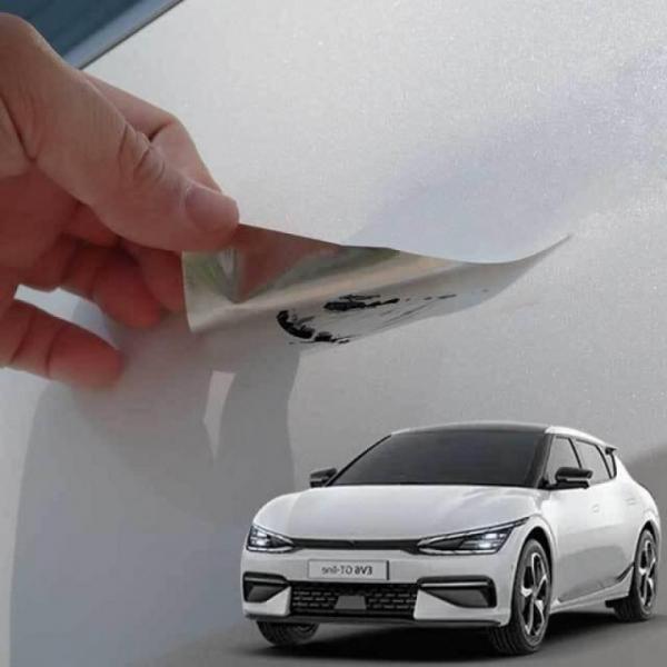 EV6 페인트 SWP 스티커 스노우 화이트펄