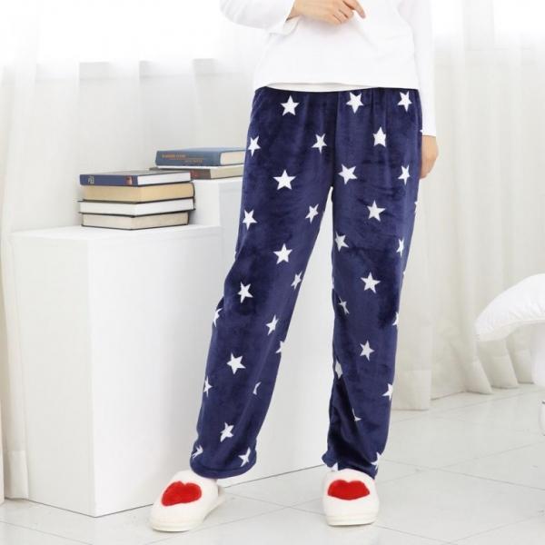 남여 공용 극세사 수면바지(스타 네이비)