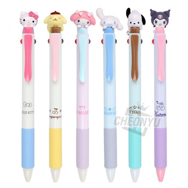 피규어 에너겔 2색 볼펜 0.5mm