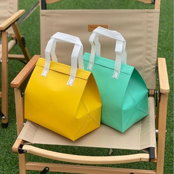 간편한 은박 보온 보냉 부직포 음료 도시락 가방