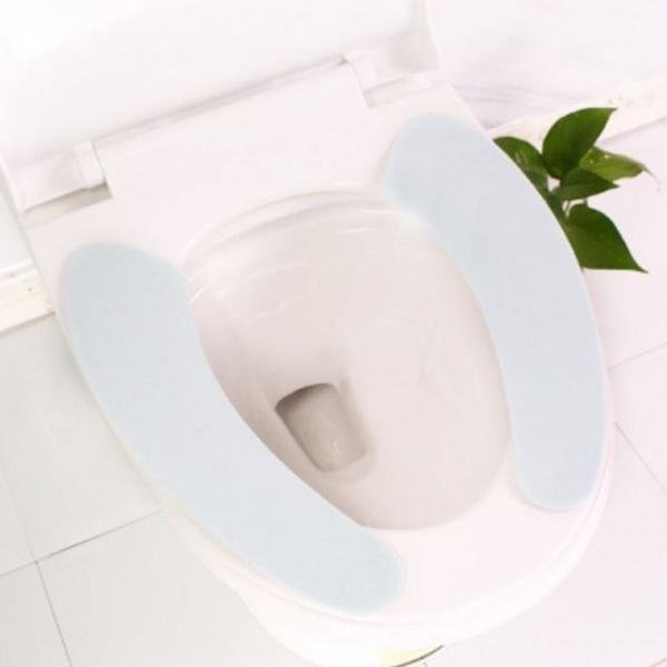 세척가능 극세사 변기커버 시트 덮개 2개입