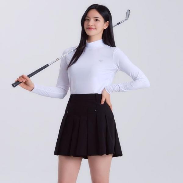 여성 다운블로우 클래식 스포츠 쿨링 골프 이너티셔츠