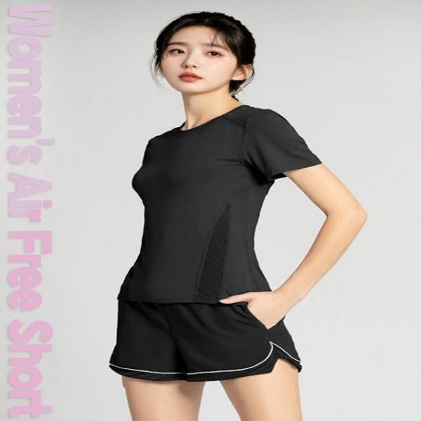 여성 속바지 2in1 헬스 런닝 3부 숏팬츠 반팔티 세트