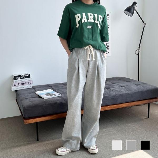 갸로스 여자 핀턱 와이드 팬츠