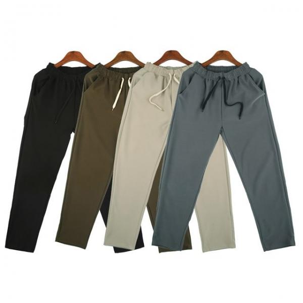 여자 허리밴딩 스판 세미팬츠