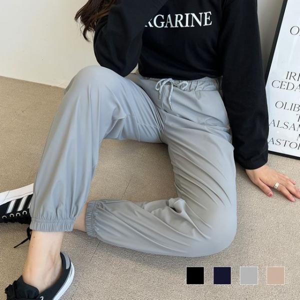 페얼리 여자 밴딩 스판 조거 팬츠