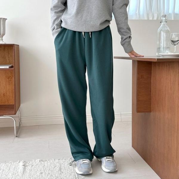 레플 여자 에어 스트링 와이드 팬츠