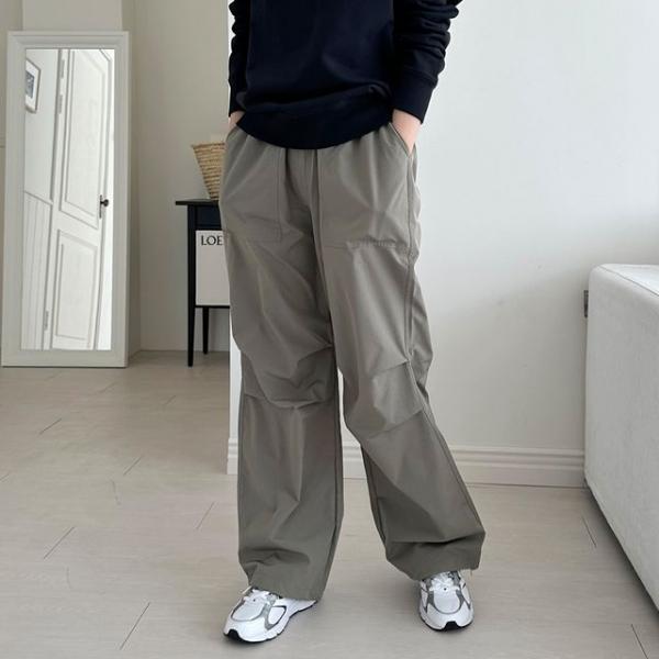 시렛 여자 리짓 핀턱 와이드 팬츠