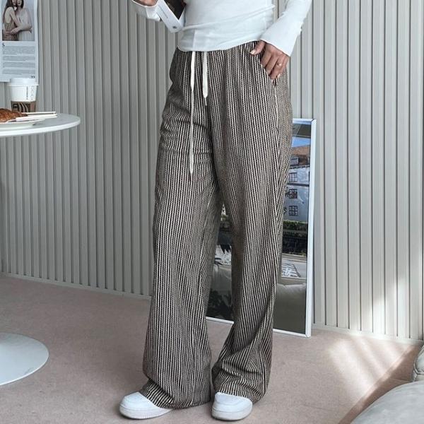 스칸다비아 여자 노기모 와이드팬츠