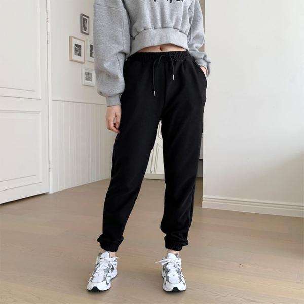 블라버 여자 스웨이드 조거 팬츠