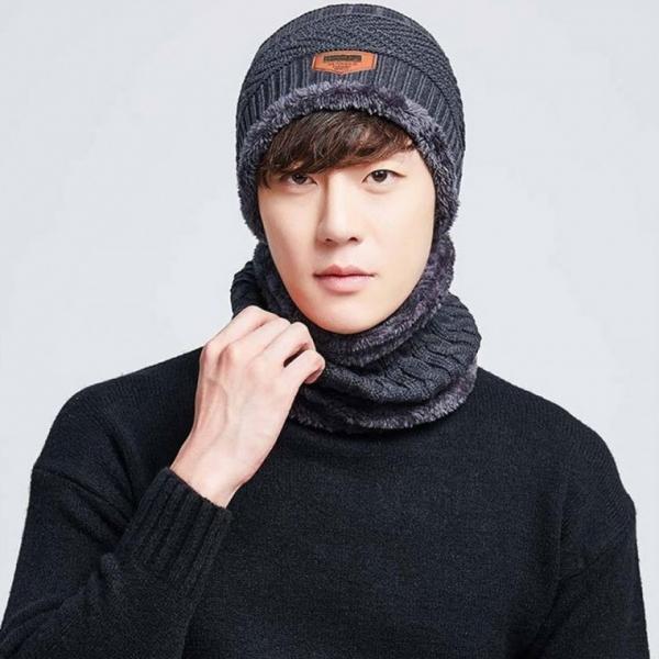 퍼니트모자 넥워머 세트패션 니트모자 워머 방한세트