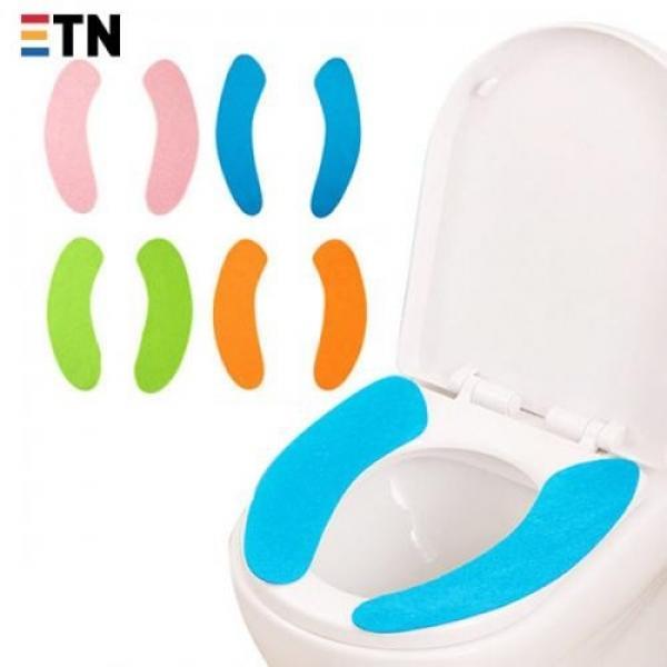 극세사시트 변기커버2P 좌우한쌍 랜덤색상